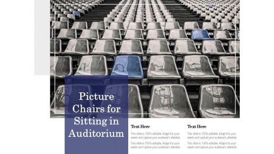 Picture Chairs For Sitting In Auditorium Ppt PowerPoint Presentation Infographics Layout Ideas PDF