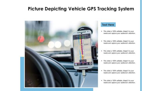 Picture Depicting Vehicle GPS Tracking System Ppt PowerPoint Presentation File Graphics PDF