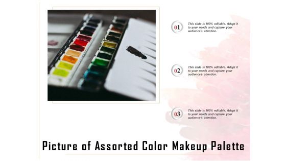 Picture Of Assorted Color Makeup Palette Ppt PowerPoint Presentation Slides Clipart Images PDF