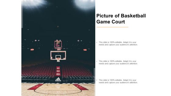 Picture Of Basketball Game Court Ppt PowerPoint Presentation Layouts Show