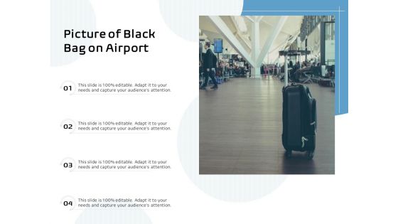 Picture Of Black Bag On Airport Ppt PowerPoint Presentation Gallery Tips PDF