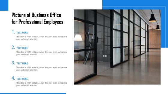 Picture Of Business Office For Professional Employees Ppt Infographic Template Icon PDF Picture Of Business Office For Professional Employees Ppt Infographic Template Icon PDF