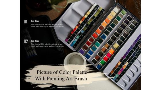 Picture Of Color Palette With Painting Art Brush Ppt PowerPoint Presentation Infographic Template Clipart Images PDF