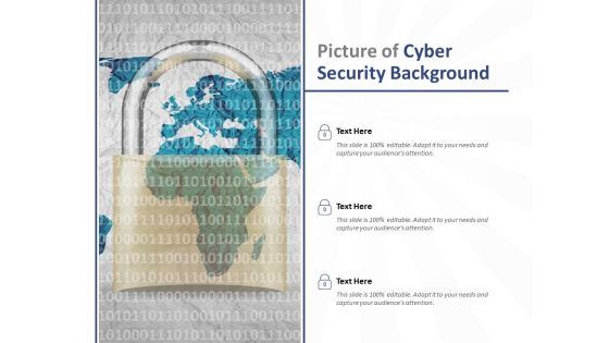 Picture Of Cyber Security Background Ppt PowerPoint Presentation Layouts Layout