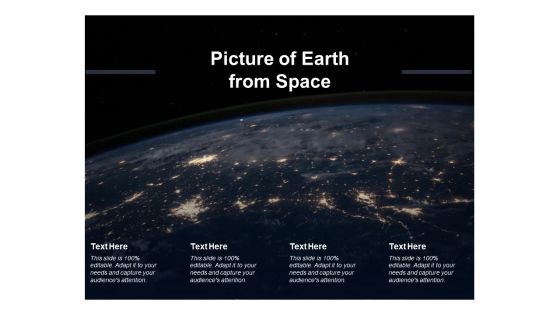 Picture Of Earth From Space Ppt PowerPoint Presentation Styles Design Templates