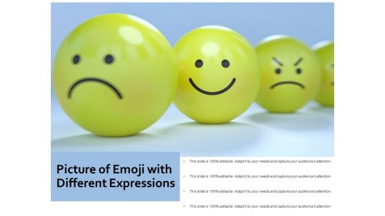 Picture Of Emoji With Different Expressions Ppt PowerPoint Presentation Show Images