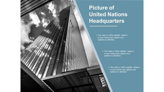 Picture Of United Nations Headquarters Ppt PowerPoint Presentation Ideas Design Ideas