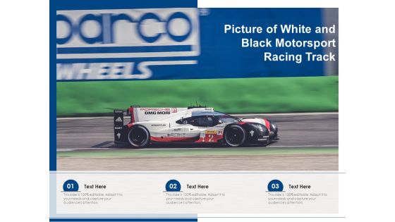 Picture Of White And Black Motorsport Racing Track Ppt PowerPoint Presentation Show Styles PDF