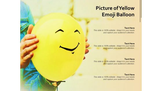 Picture Of Yellow Emoji Balloon Ppt PowerPoint Presentation Styles Outfit