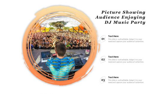 Picture Showing Audience Enjoying Dj Music Party Ppt PowerPoint Presentation Professional Design Inspiration PDF