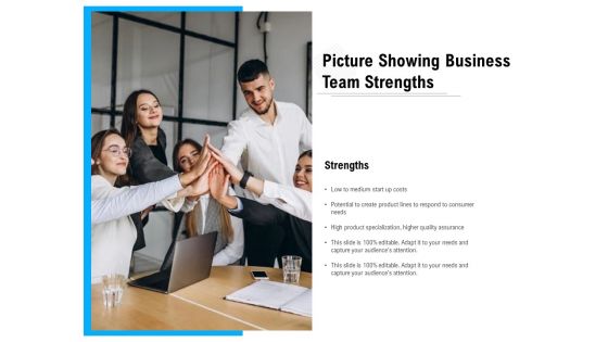 Picture Showing Business Team Strengths Ppt PowerPoint Presentation File Samples PDF