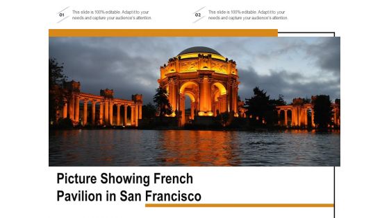 Picture Showing French Pavilion In San Francisco Ppt PowerPoint Presentation Summary Vector PDF