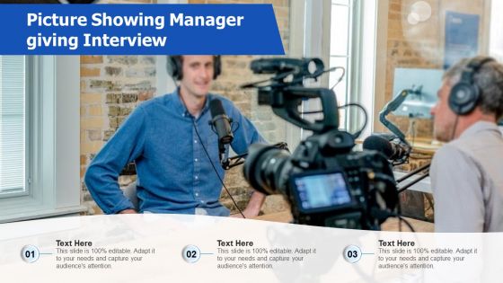Picture Showing Manager Giving Interview Ppt Icon Templates PDF Picture Showing Manager Giving Interview Ppt Icon Templates PDF