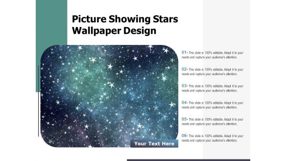 Picture Showing Stars Wallpaper Design Ppt PowerPoint Presentation Styles Portfolio PDF