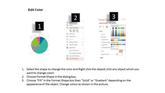 Pie Chart For Business Deal And Analysis Powerpoint Template