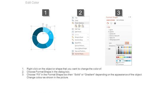 Pie Chart For Projected Profit Report Powerpoint Slides