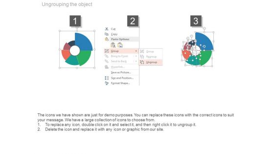 Pie Chart With Increasing Percentage Values Powerpoint Slides