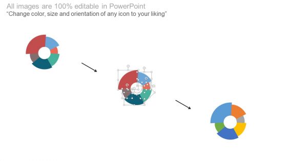 Pie Chart With Population Ratio Analysis Powerpoint Slides