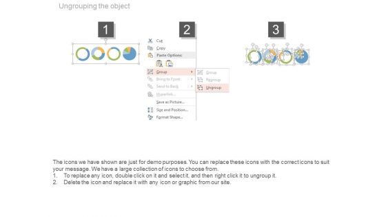 Pie Charts For Financial Ratio Analysis Powerpoint Slides