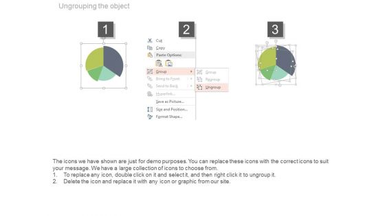 Pie Charts For Relative Comparison Study Powerpoint Slides