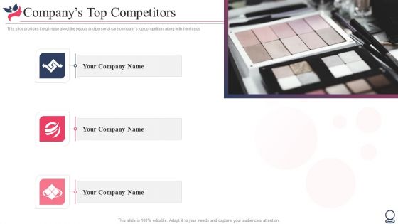 Pitch Deck For Beauty Assistance Investor Financing Elevator Ppt PowerPoint Presentation Complete Deck With Slides