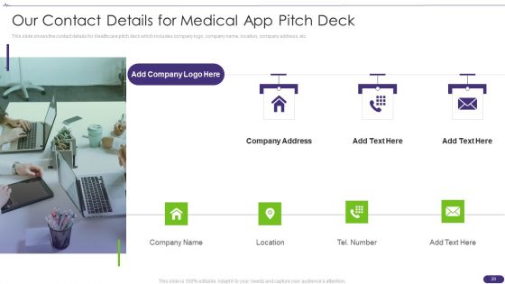 Pitch Deck For Healthcare Application Ppt PowerPoint Presentation Complete Deck With Slides