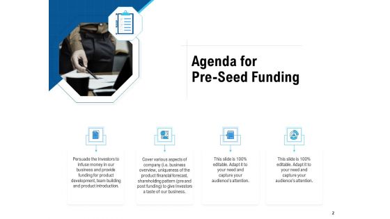 Pitch Deck To Collect Funding From Initial Financing Ppt PowerPoint Presentation Complete Deck With Slides