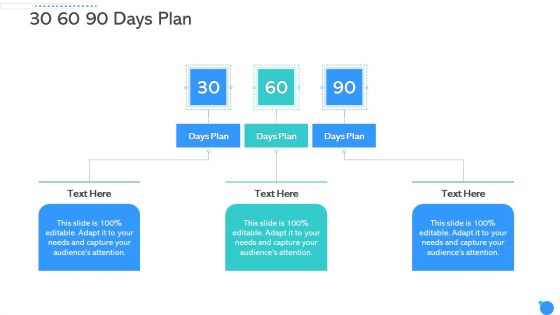 Pitch Deck To Raise Capital From Private Equity 30 60 90 Days Plan Ppt Model Slideshow PDF