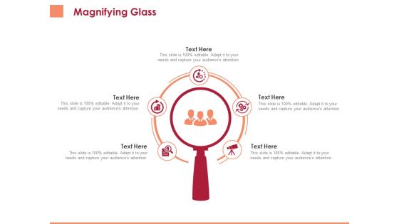 Pitch Deck To Raise Funding From Equity Crowdfunding Magnifying Glass Ppt Infographics Introduction PDF