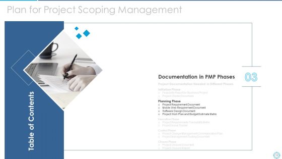 Plan For Project Scoping Management Ppt PowerPoint Presentation Complete With Slides
