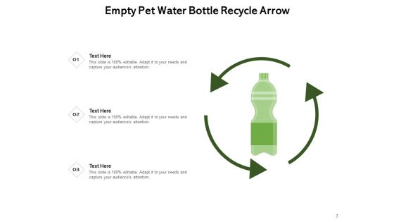 Plastic Bottle Arrow Infographic Ppt PowerPoint Presentation Complete Deck