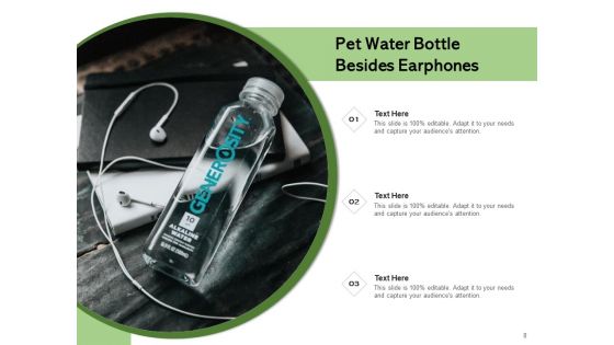 Plastic Bottle Arrow Infographic Ppt PowerPoint Presentation Complete Deck