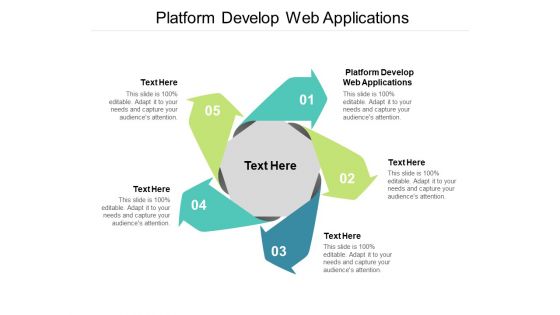 Platform Develop Web Applications Ppt PowerPoint Presentation Show Cpb Pdf