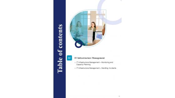 Playbook For Administration Of IT Infrastructure Advancement Template