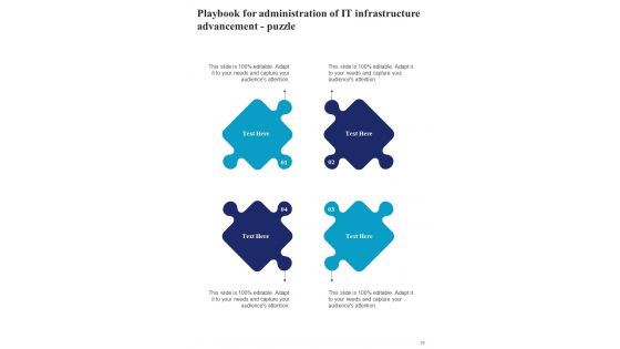 Playbook For Administration Of IT Infrastructure Advancement Template