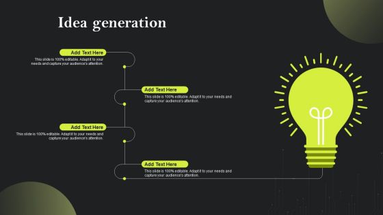Playbook For Advancing Technology Idea Generation Ppt Professional Vector PDF
