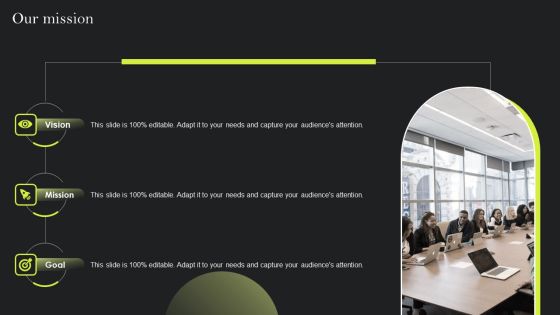 Playbook For Advancing Technology Our Mission Ppt Gallery Introduction PDF