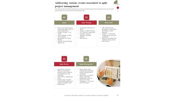 Playbook For Agile Framework Adoption Strategies Template