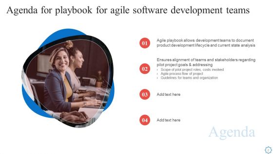 Playbook For Agile Software Development Teams Ppt PowerPoint Presentation Complete With Slides