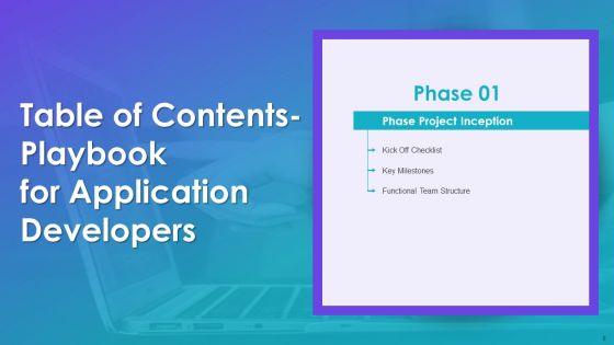 Playbook For Application Developers Ppt PowerPoint Presentation Complete Deck With Slides