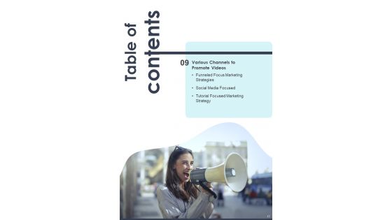 Playbook For Business Marketing Through Videos Template