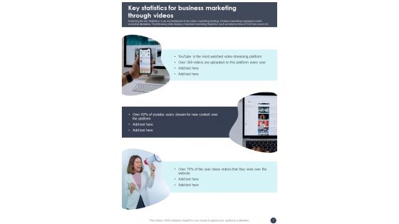 Playbook For Business Marketing Through Videos Template