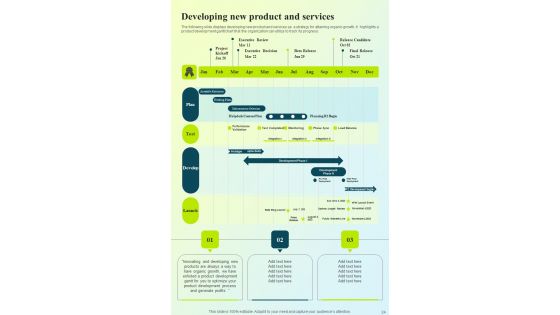 Playbook For Business Operations Strategies Template