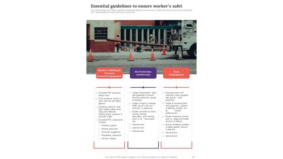 Playbook For Construction Project Framework Template