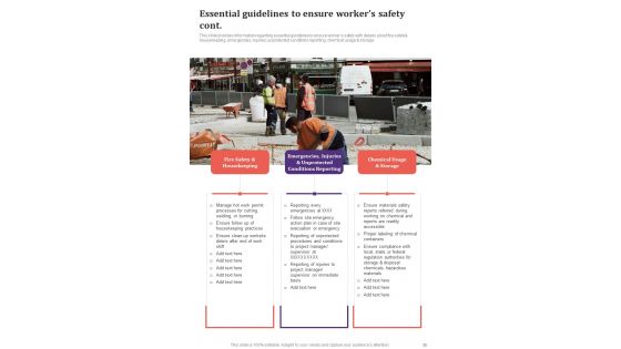 Playbook For Construction Project Framework Template