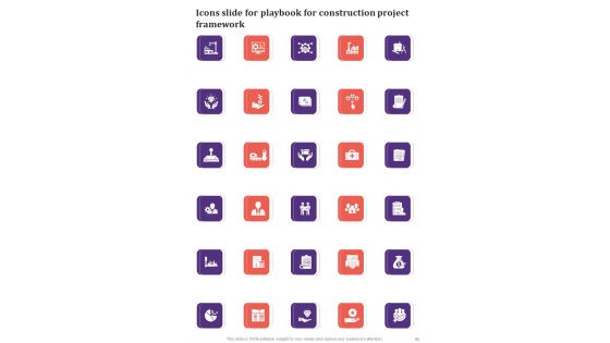Playbook For Construction Project Framework Template