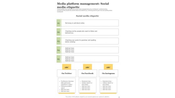 Playbook For Digital Publishing Platform Template
