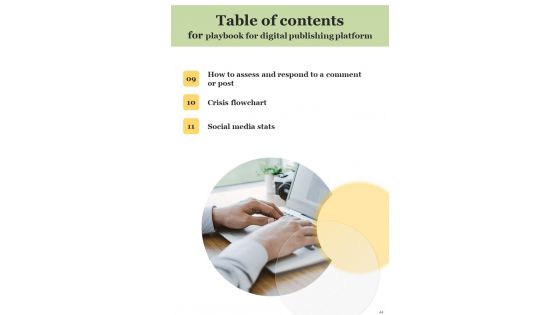 Playbook For Digital Publishing Platform Template