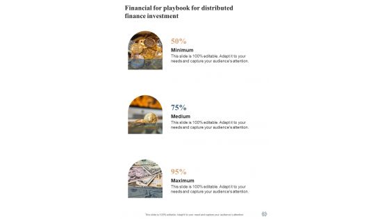 Playbook For Distributed Finance Investment Template