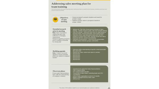 Playbook For Employee Workplace Training Template
